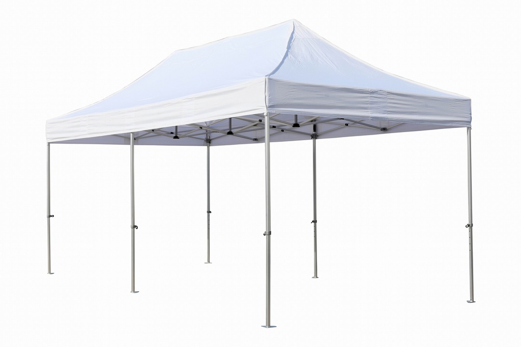 Tente Pliante Pro Strong 3x6m (Blanc, Polyester 300g)